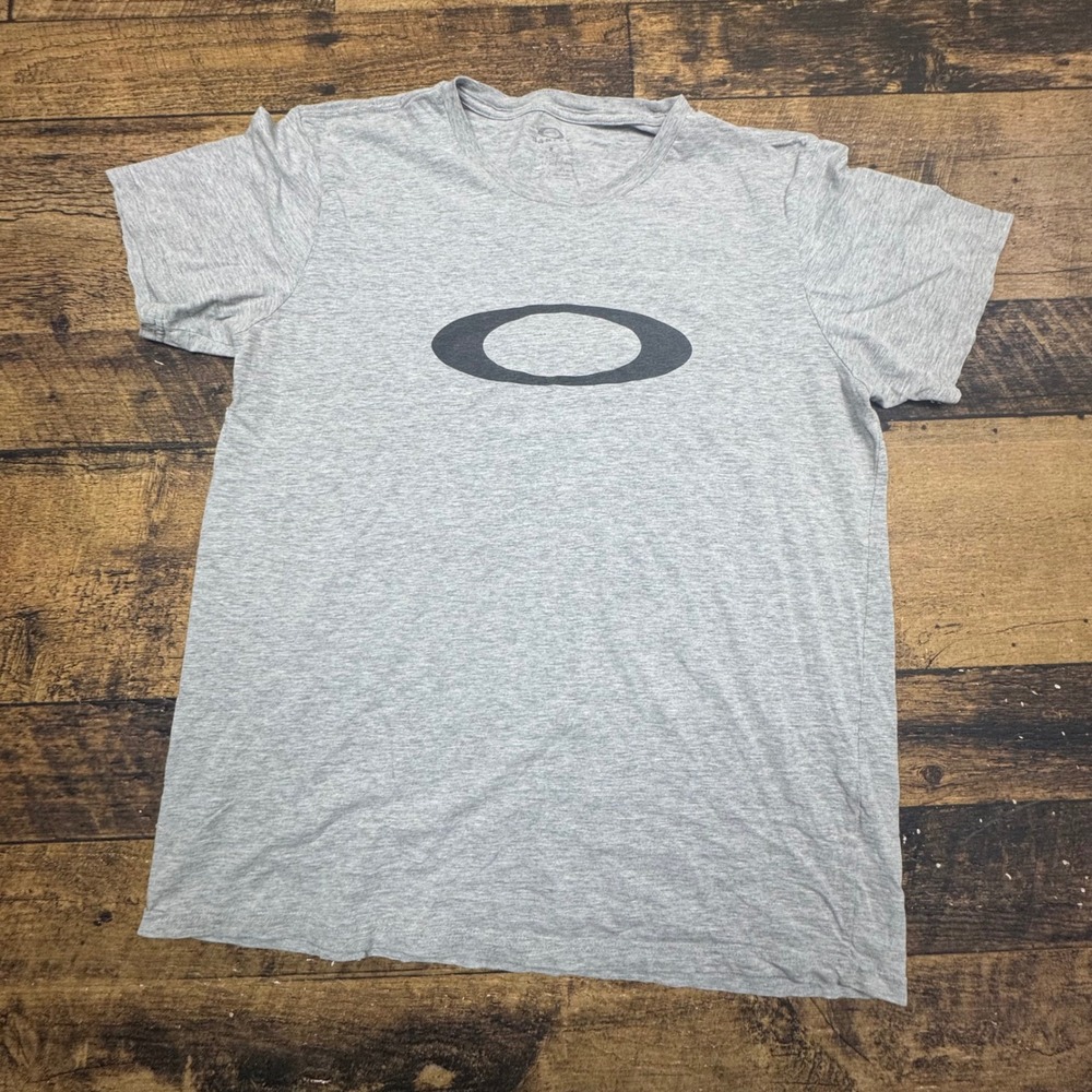 Oakley‎ T-Shirt Graphic Logo Crew Neck Short Sleeve Casual Top XL